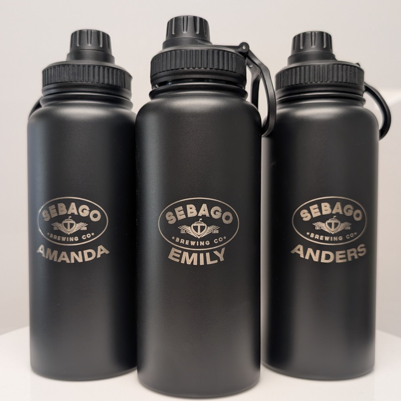 Custom 32oz. Stainless Steel Bottles for Employee Gifts